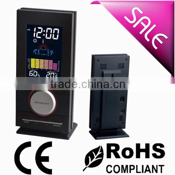 2015 Fashion Cheapest Weather Station Table Clock With Color Display ET858H photo-2
