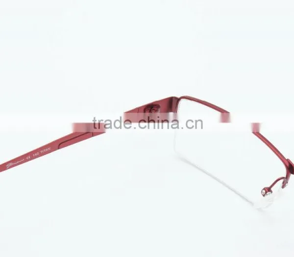 2015 Good Sale Gentleman Half Frame Air Titanium Eyeglass Frames Spectacle photo-4