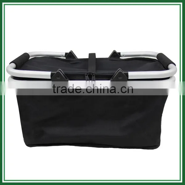 Aluminium Frame Collapsible 600D Polyester Insulated Picnic Basket photo-4