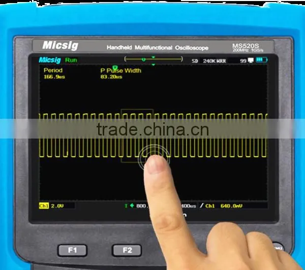 Micsig MS320IT 200MHz Handheld Digital Oscilloscope With Isolated Channels photo-4