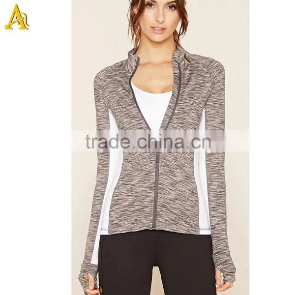 Women Outdoor Wear Cycling Running Breathable Quick Dry Yoga Tops Gym Hoodies Jacket