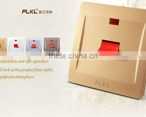 British Standard 45 A Switch With Neon Champagne Gold Color photo-4
