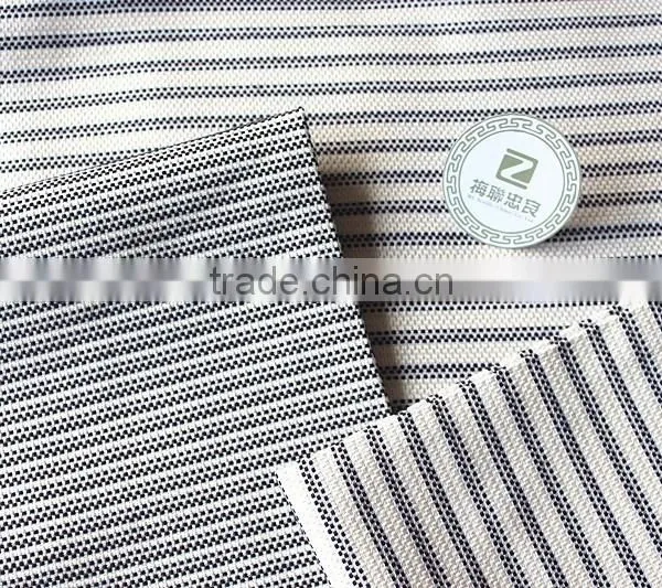 Special stripe fabric polyester fabric for womens jackets coats