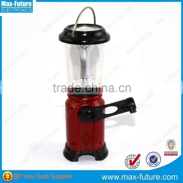 Emergency Hand Crank Led Flashlight With Radio / Dynamo Torch Light With Radio / Hand Crank Flashlight USB Charger photo-2