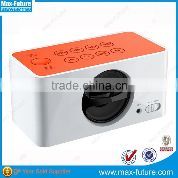 Hot Sale Wireless Speaker With FM Radio LCD Display Clock and Temperature photo-3