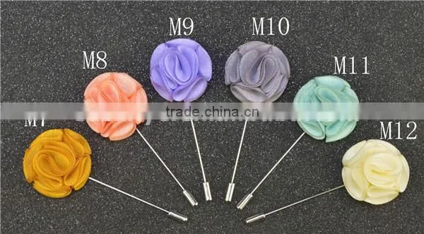 2014 Wholesale Mens Lapel Flower Pin for Mens Jacket LAP004 photo-2
