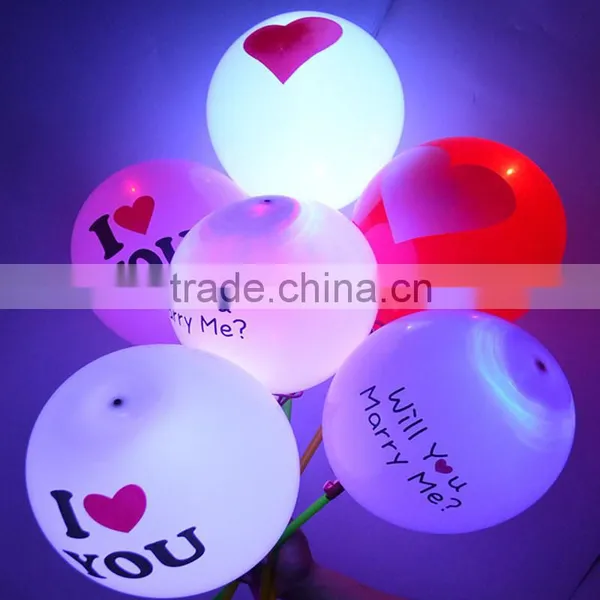 Hot Sale Decoration Led Lights Balloons Helium Glow in the Dark photo-2