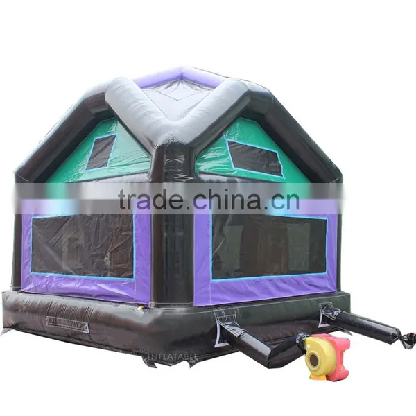 Halloween Party Inflatable Bouncere House, Hallowmas Thembe Fun City Inflatable Giant Bouncer for Rental photo-4
