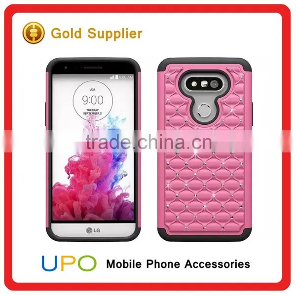 [UPO] New Arrival Fashionable Diamond Crystal Star Back Cover Case for LG G5 Bling Bling Case photo-2