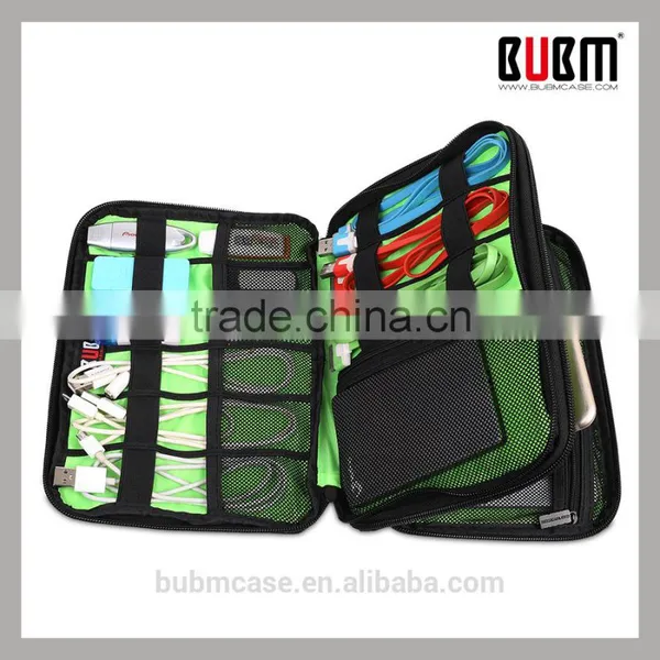 BUBM Promotional Gift Data Cables Storage Pad Bag Organizer Case for Electronic Gadgets Device photo-4
