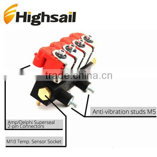 Valtek Type30 4 Cylinder LPG CNG Injectors Rail photo-5