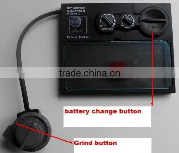 China Solar Custom Mig TIG WIG Auto Darkening Welding Helmet photo-5
