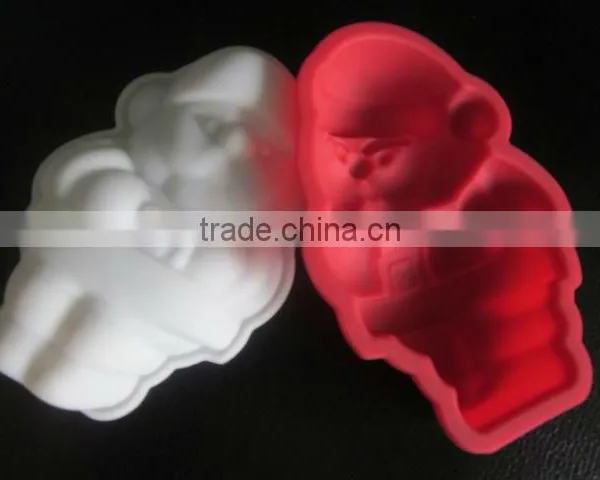 FDA & LFGB Standard Santa Claus Design Silicone Baking Molds photo-3