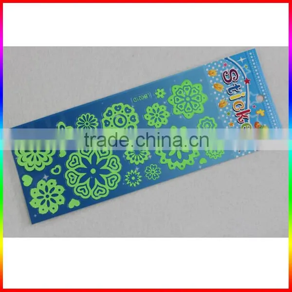 Car Yellow Fluorescence Paper Sticker for Kids photo-3