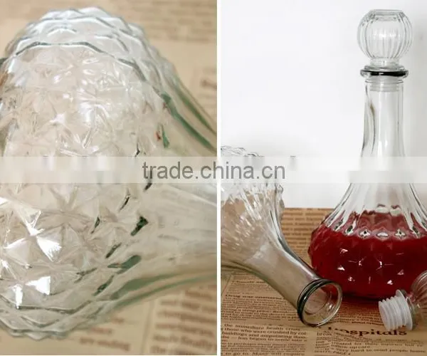 Crystal Elegant Glass Jar for Wine