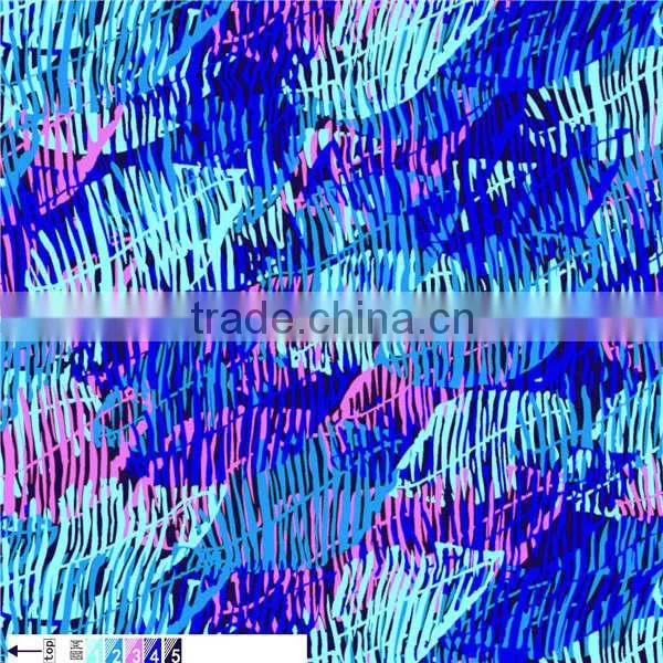 Polyester FDY Printed Single Jersey Spandex Knitting Fabric Textiles photo-4