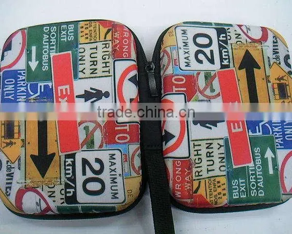GC-Jersey Fabric Nylon Zipper Closure Portable Cable Eva Package photo-2