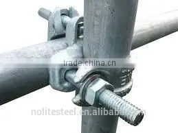 EN74 British Type Scaffolding Drop Forged Double Coupler/Fixed Clamps