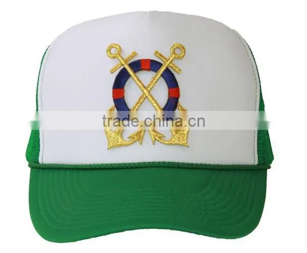 Trucker Mesh Snapback Hat Patch Embroidery Royal Embroidery Patch Trucker Cap photo-4