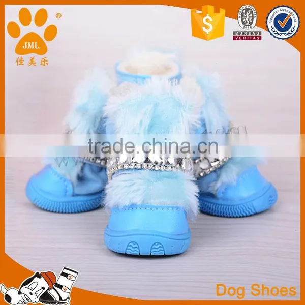 Pet Shoes Fabric Winter Rubber Dog Boots