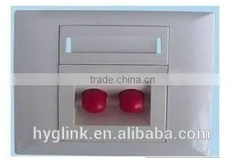 Fiber Optic Parts of 2 Port SC FTTH Fiber Optic Socket Panel photo-3