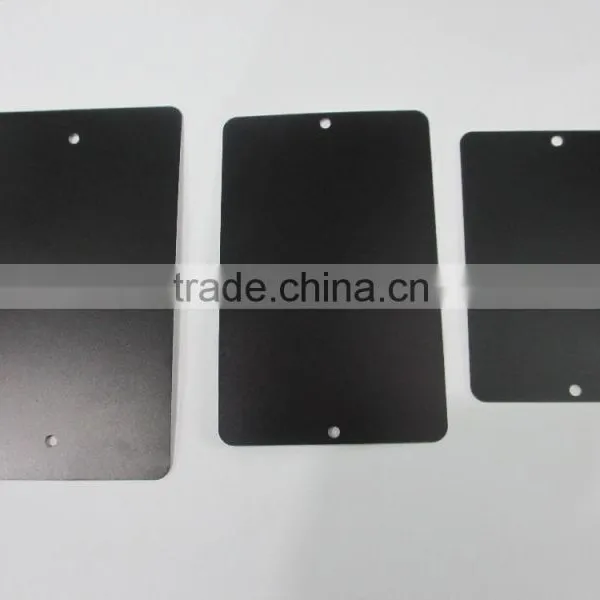 Hot!! Stainless Steel or Aluminum Anodizing Matt Black Metal Business Card photo-2