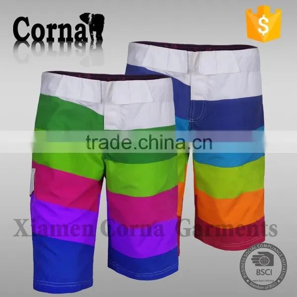Custom Design Colorful Polyester Full Sublimation Mens Board Shorts Surf Swim Boardshorts photo-5