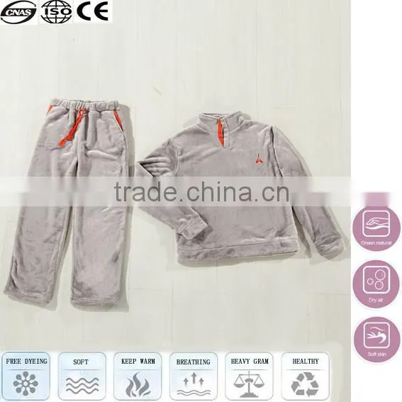 Grey Cheap Organic Suit Bathrobe