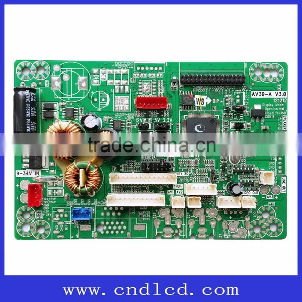 9-36V Wide Power LCD Display Module With VGA+2AV AD Board photo-2