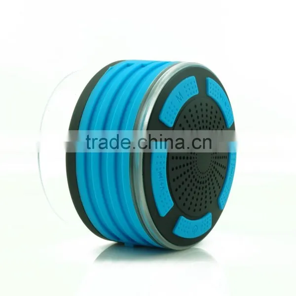 2016 New Technology Product LED IPX7 Waterproof Bluetooth Shower Speaker With FM Radio photo-5