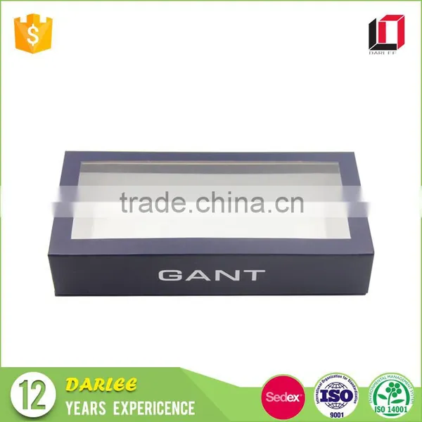 China Manufacturer Custom Logo Printed Magnetic Closure Gift Packaging Box With Clear Lid photo-3