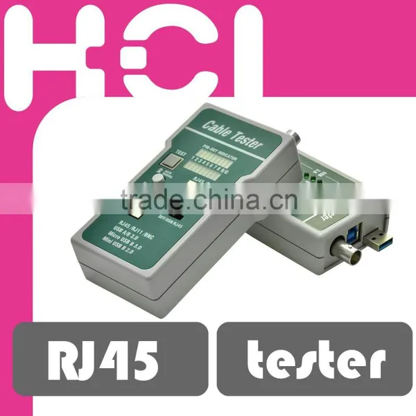 Taiwan Manufacturer Network Cable Tester for RJ45 RJ11 BNC USB 3.0 photo-4