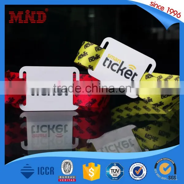 MDWW62 Gold Supplier China Customized Rfid Woven Wristband photo-4