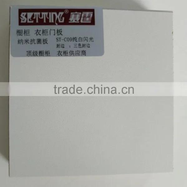 uv Mdf Board in Shinning White ST-C09 for Kitchen Cabinet Shutters photo-4