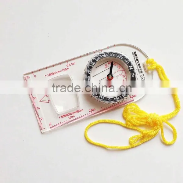 Cheap Metal Drawing Military Qibla Direction Compass With Scale Ruler photo-3