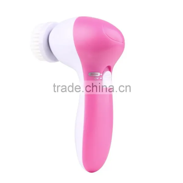 2016 New Product 5 in 1 Multifunction Electric Face Facial Cleansing Brush Spa Skin Care Massager Beauty Care Brush photo-6