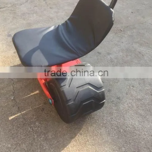 Two-wheel Garden Work Rolling Seat Cart TC1407 photo-5