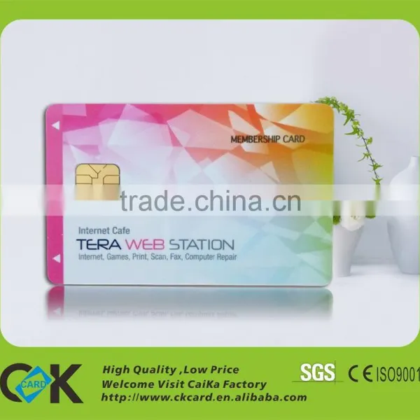 Customized Printing IC Card Contact Smart IC Chip Card photo-2