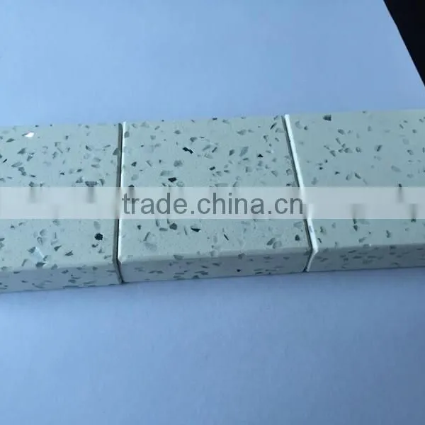 Supplier Cheaper White Mirror Fleck Quartz Stone Countertop photo-2