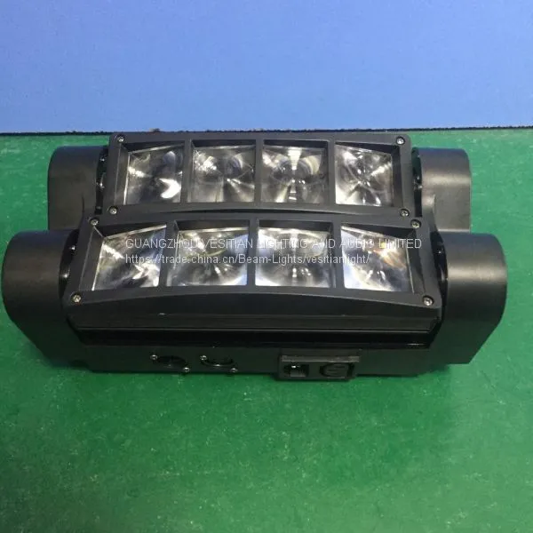 Stage Professional dj Equipments 8eyesx10w Rgbw 4in1 LED Moving Head Spider Beam Light photo-2