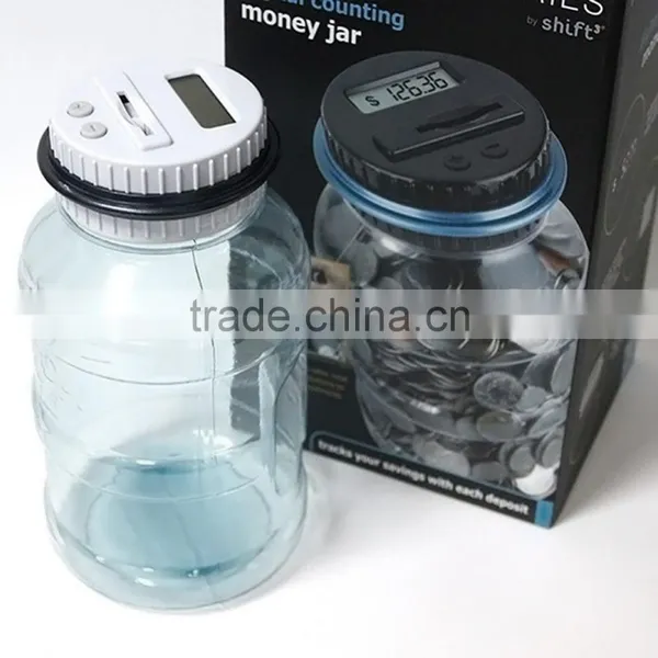 Electronic Counting Coin Saving Pot Large Money Boxes Digital Counting Led Showing Money Jar Piggy Bank photo-2