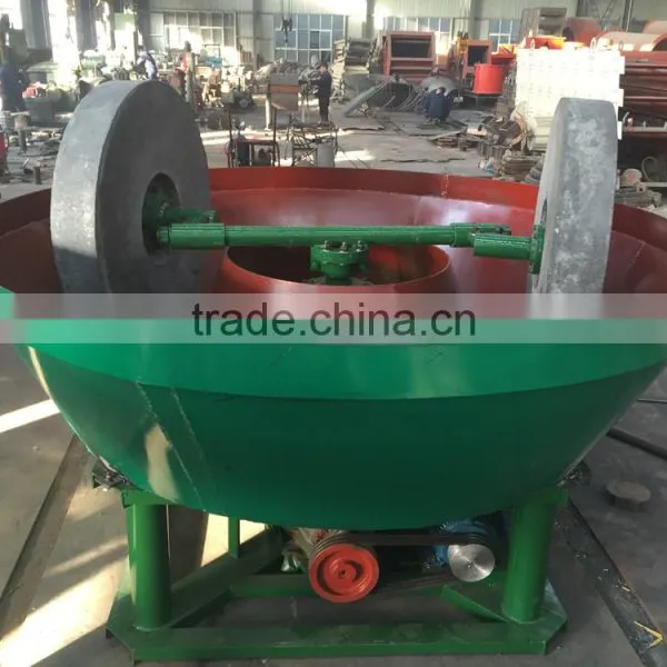 China Wet Pan Mill for Gold Selection , Gold Ore Grinding Wet Pan Mill Price photo-4