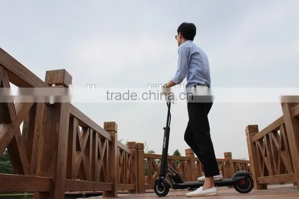 A Man Two Rounds of Electric Scooters