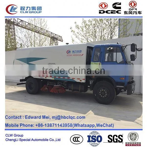 Dongfeng 4*2 4*4 Type 190hp 8 Ton Road Sweeping Vehicle photo-2