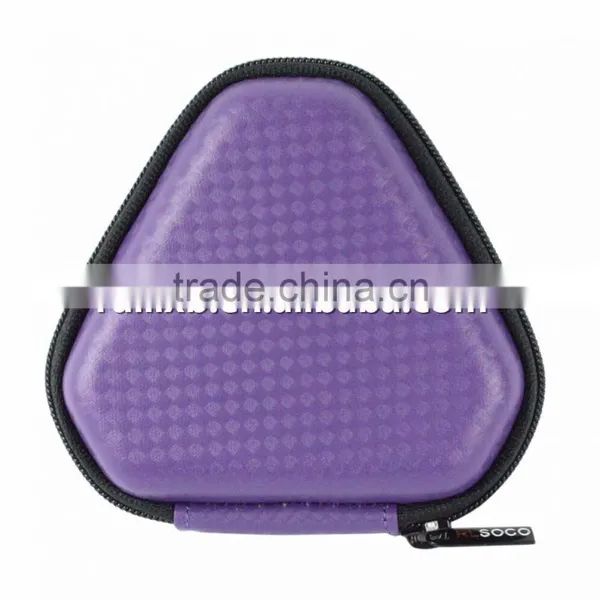 Triangle Shape Hard EVA Bluetooth Earphone Earpbruds Case