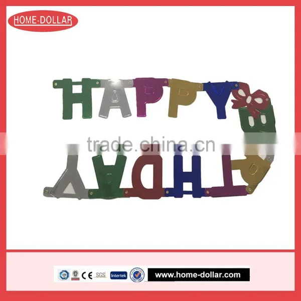 Hot Sales China Products Handmade Letters Felt Banner Happy Birthday photo-2