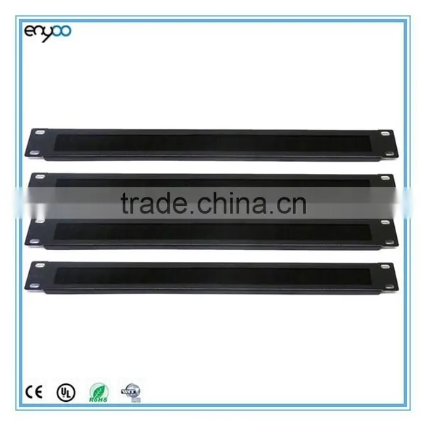 1U brush cable entry panel ,cable tidy brush panel for 19" rack cabinet