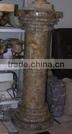 NATURAL BLACK AND GOLD MARBLE PEDESTALS COLLECTION photo-6