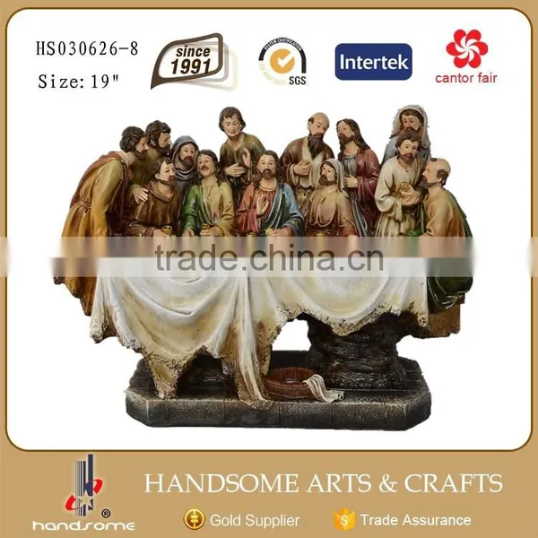 16 Inch Resin Home Decoration Statue Last Supper Religious Craft photo-2