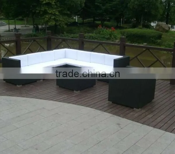 Outdoor Rattan Furniture Leisure Garden Wicker Sofa photo-4
